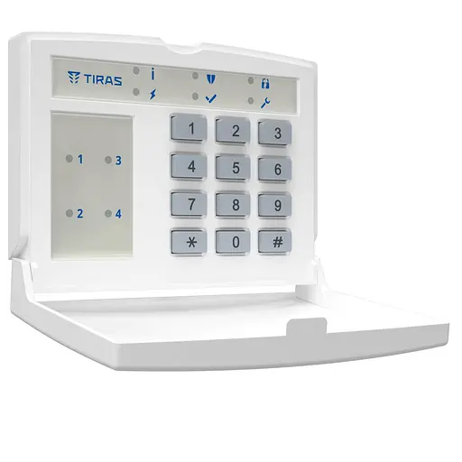 Клавиатура Tiras K-LED4 на 4 индикатора зон. (21-00022) - фото 2