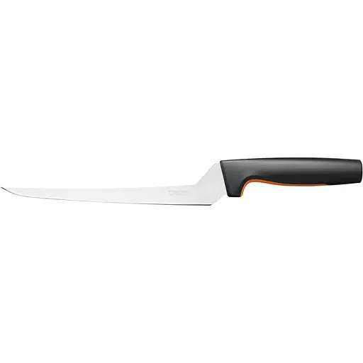 Ніж кухонний філейний Fiskars Functional Form 21.6 см, нержавіюча сталь, пластик, чорний kuh0014598