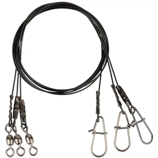 Поводок Savage Gear Black7 Trace 50cm 0.60mm 25kg (2 шт/уп.) - фото 1