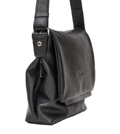 Мужская кожаная сумка Tarwa через плечо с клапаном 36х28х6 см sum0028345 - фото 4