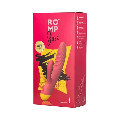 Вібратор-кролик Romp Jazz 21 см червоний - фото 7