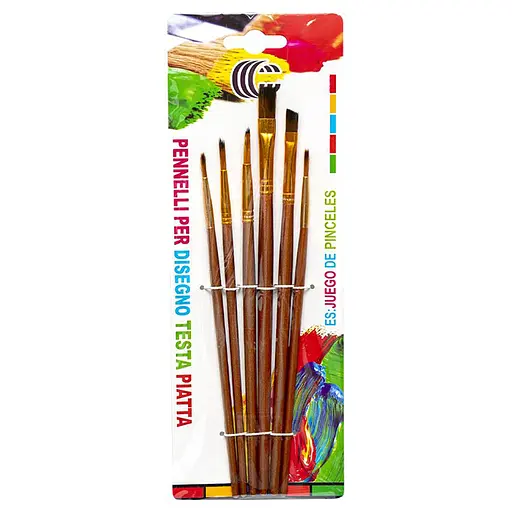 Набір пензликів для малювання "C" 1004-CIT 6 штук