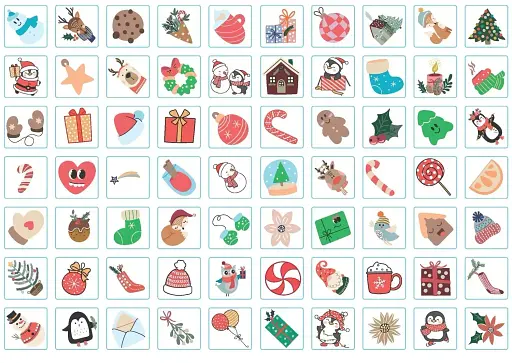 Різдвяна розмальовка. Сніжинки - фото 4