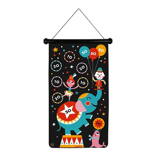 Janod Гра Магнітний дартс Цирк - фото 3