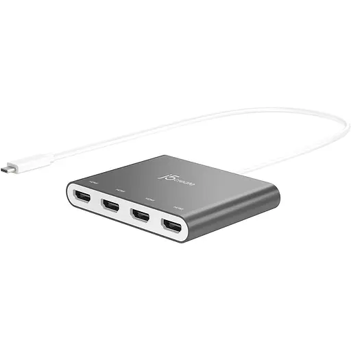 USB-хаб j5create JCA366-N USB-C на 4xHDMI (JCA366-N) - фото 5