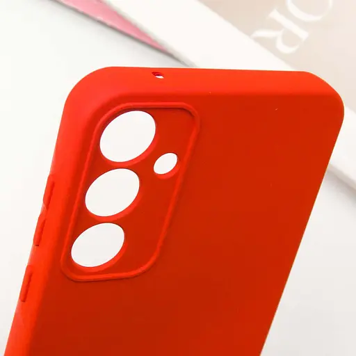 Чехол Lakshmi Silicone Cover Full Camera A для Samsung Galaxy S24+ Красный/Red - фото 5