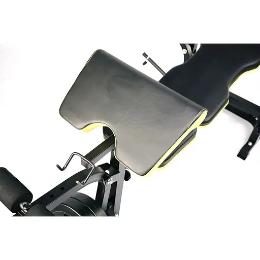 Лавка тренувальна Besport WB-004 для жиму зі стійкою під штангу та партою Скотта - фото 4