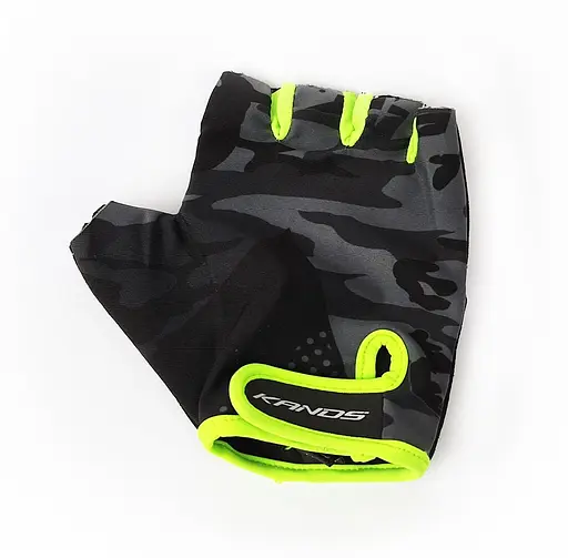 Велорукавиці Kands AL-1460 з короткими пальцями XL Black-Light green (G0000068)