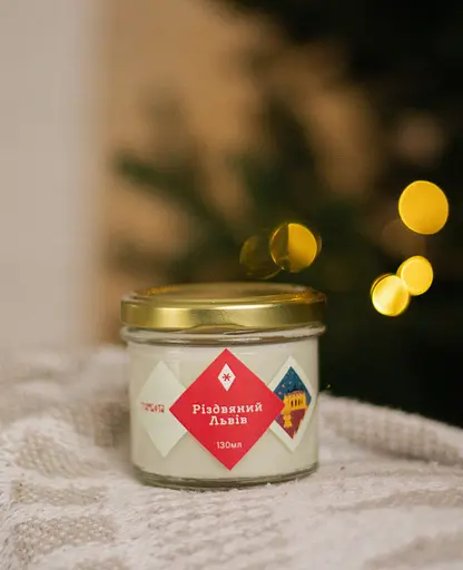 Різдвяний Львів, 130 мл, 15 год Соєвий віск - фото 2