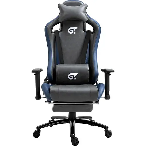 Геймерське крісло GT Racer чорне із синім (X-5105 Black/Blue) - фото 1
