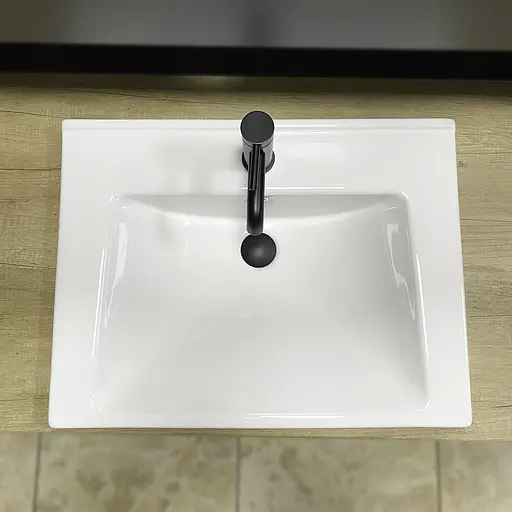 Умивальник VBI Busso 60 white врізний VBI-018045, Білий - фото 2