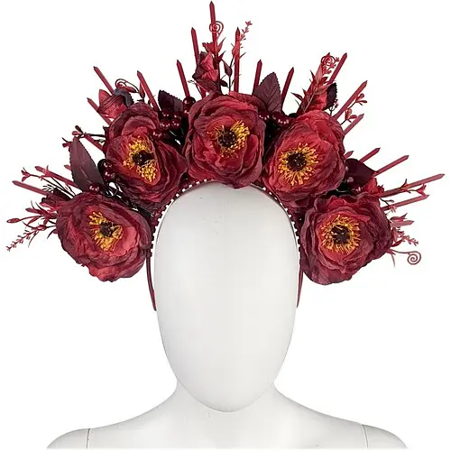 Обруч з маками Катерина - фото 1