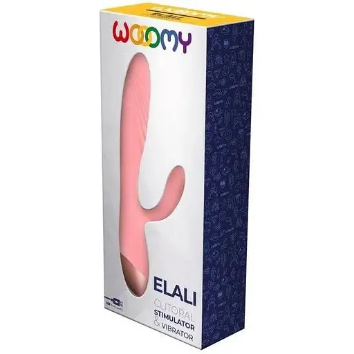 Вибратор-кролик Woomy Elali Pink Rabbit Vibrator - фото 6
