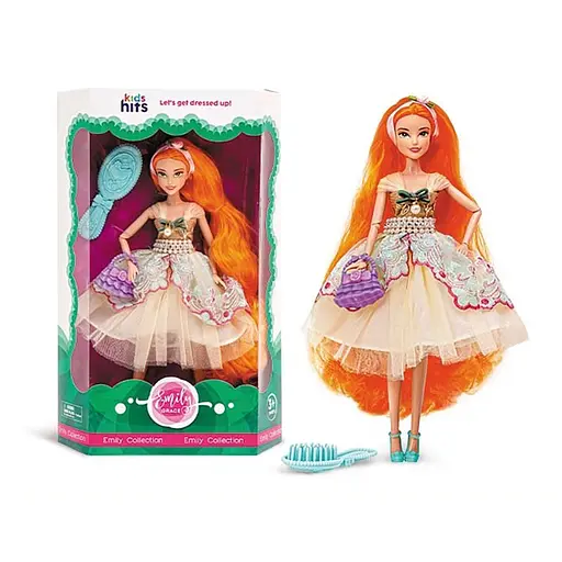 Детская игрушечная Кукла "Emily Romantic" KH23/014 с расческой