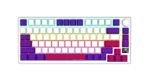 Клавиатура Lorgar KBP7075W Wireless Pro 75% Exploded White EN/UA (LRG-KBP7075W-WH-US) - фото 4