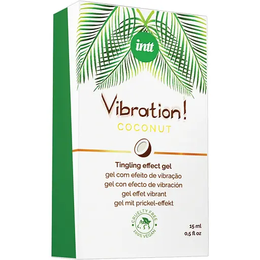 Рідкий вібратор Intt Vibration Coconut Vegan (15 мл) - фото 3