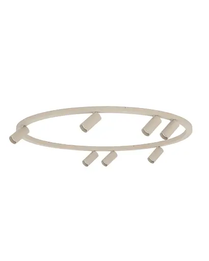 Люстра Nowodvorski 11948 Fourty Round GU10 R35 7x10W IP20 бежева - фото 5