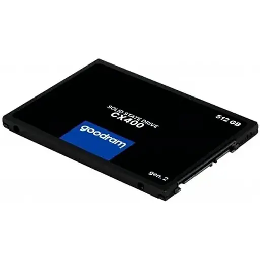 SSD накопичувач запам'ятний пристрій GOODRAM CX400 512 GB gen.2 SATA 2.5 (SSDPR-CX400-512-G2) - фото 1