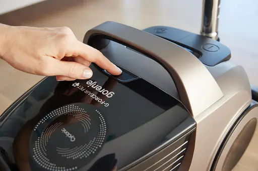 Пылесос контейнерный Gorenje 850 Вт HEPA телескоп. трубка сенсорное управление бронзовый - фото 8