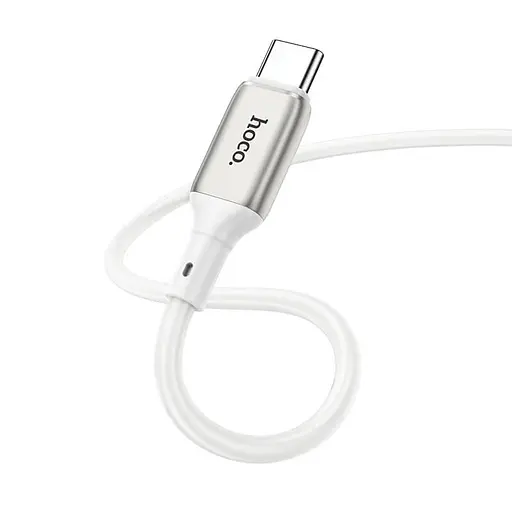 Кабель TPE с металлическими штекерами HOCO X66 Howdy USB - Type-C 1 метр - фото 3