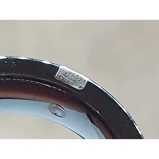 Срібне кільце Aurora з керамікою і фіанітами. С1140Ч 17,5 - фото 5