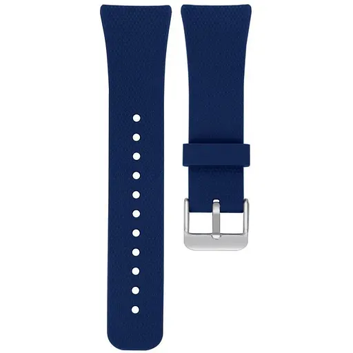 Ремінець силіконовий Tamister для годинника 20 мм Type С темно синій