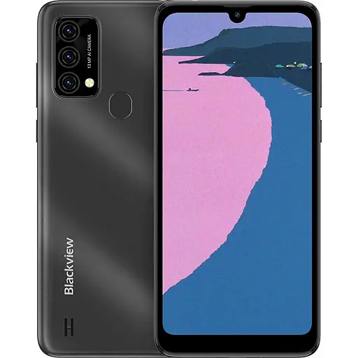 Смартфон Blackview A50 3/64GB Black - фото 1