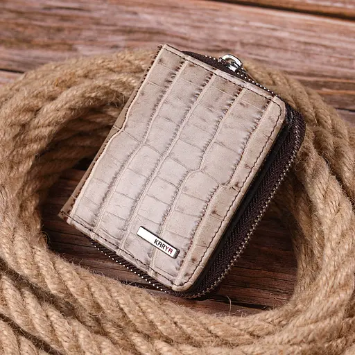 Кожаный женский кошелек KARYA 9х10.3х3 см acs0024614 - фото 6