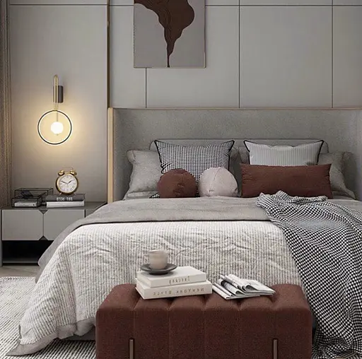 Стильний та сучасний настінний світильник Арт. BD 118 BK+GD Line F - фото 1