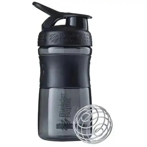 Шейкер спортивний BlenderBottle SportMixer Flip 20oz/590 мл Black (SM 20oz Black) - фото 1