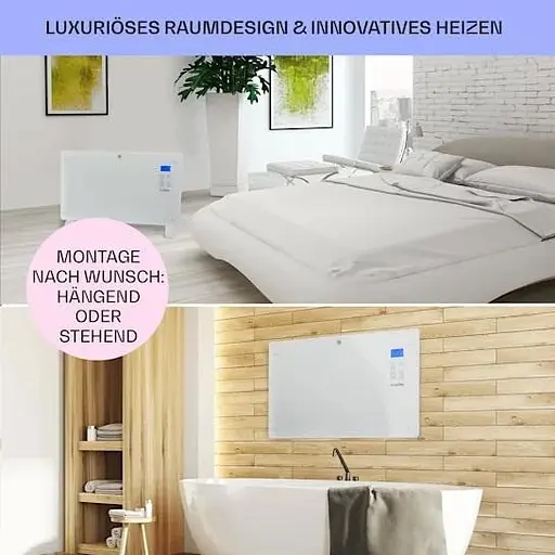 Конвекційний обігрівач Klarstein Norderney 2000 Вт 30 м кв (10032790) - фото 3