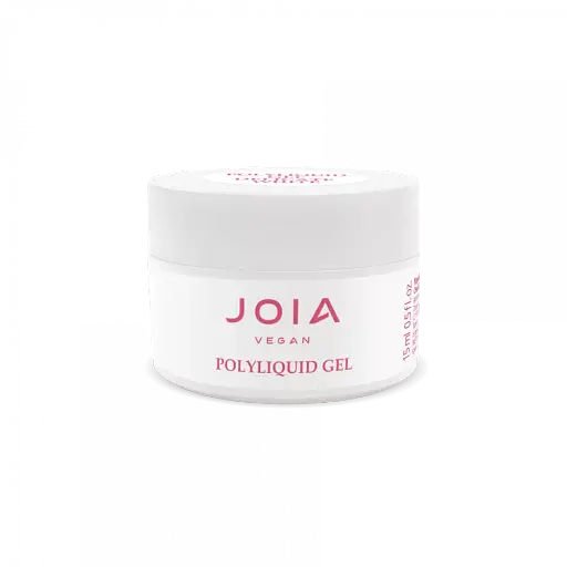 Рідкий гель для укріплення та моделювання Joia vegan PolyLiquid gel Delicate White 15 мл - фото 2