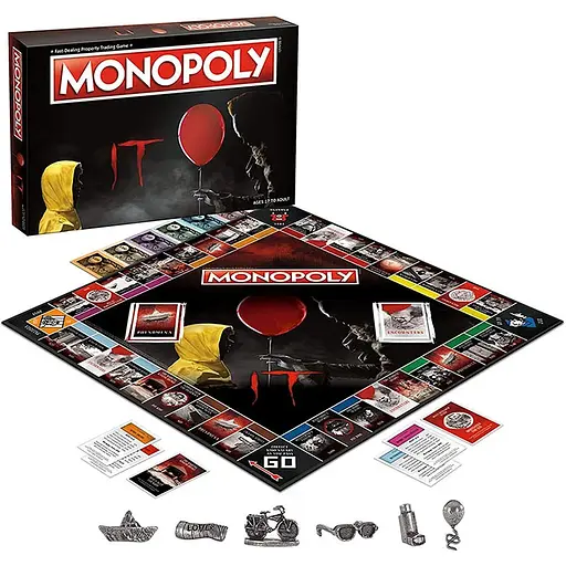 Настольная игра Monopoly Game MST Оно 2017 по роману Стивена Кинга IT - фото 2