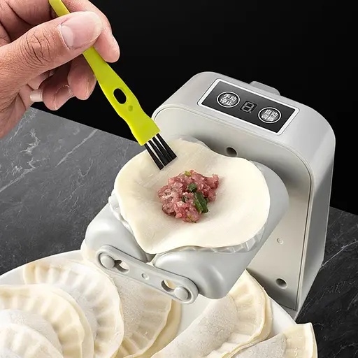 Електрична машинка верстат для автоматичного ліплення вареників та пельменів, Kitchen Master 85312 - фото 10