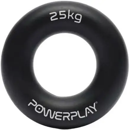Еспандер кістьовий PowerPlay силіконовий PP-4324 Hand Grip Ring Hard 25 кг Чорний (PP_4324_25kg) - фото 1