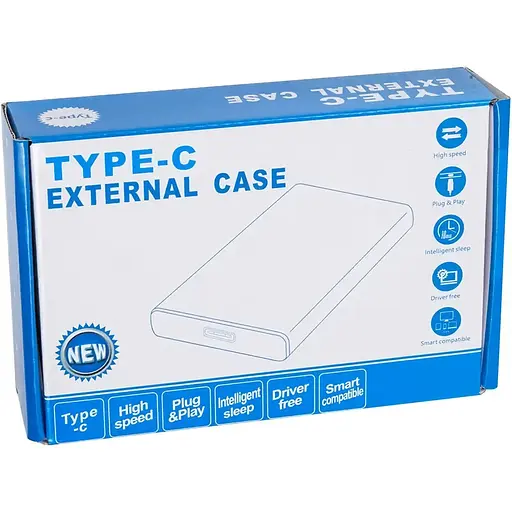 Внешний карман PowerPlant HDD 2.5" to USB 3.1 Black (HC380497) [118483] - фото 7