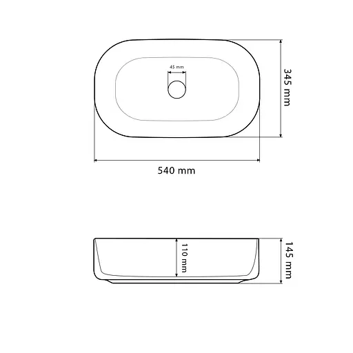 Умивальник VBI Imola white накладний VBI-012603, Білий - фото 2