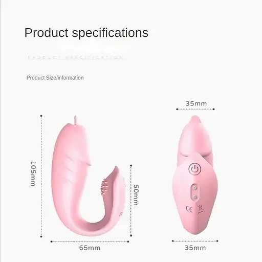 Вібро яйце прещепка з язичком - фото 2