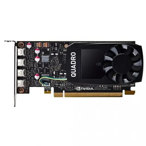 Видеокарта PNY QUADRO PASCAL P1000 V2 4GB (VCQP1000V2-SB) (GDDR5, 128 bit, PCI-E v3.0) - фото 1