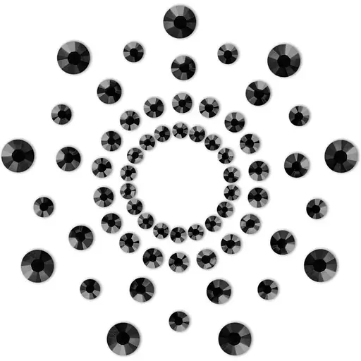 Пестис из кристаллов Bijoux Indiscrets - Mimi Black, - фото 4