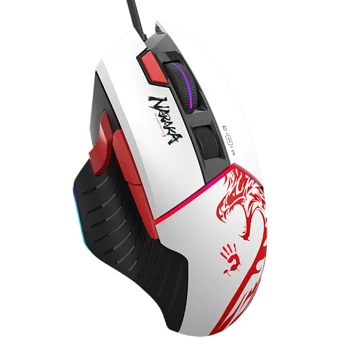 Мышь A4Tech W95 Max Bloody (Naraka) RGB White