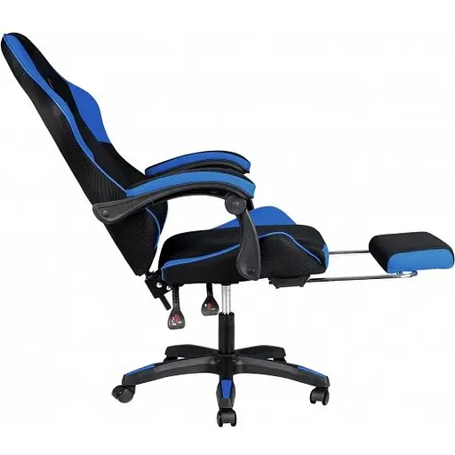 Геймерське крісло GT Racer (X-6032 Fabric Black/Blue) - фото 4
