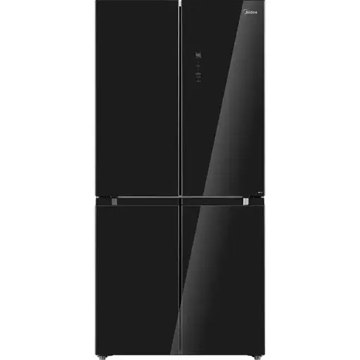 Холодильник Midea MDRF632FIF22 чорне скло - фото 1