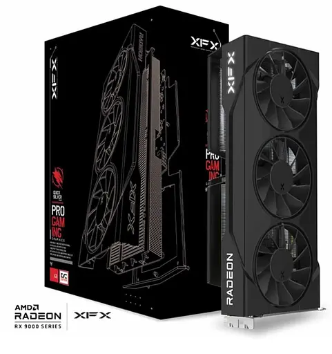 Відеокарта XFX AMD Radeon RX 9060 XT 16GB Swift OC Triple Fan Gaming Edition (RX-96TS316B7) (GDDR6, 128 bit, PCI-E v5.0 x16) - фото 5