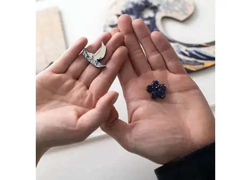 Пазл Trefl дерев'яний фігурний Велика хвиля в Канагаві Хокусай Кацусіка 200 ел. (20250) - фото 4