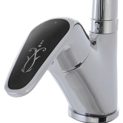 Змішувач для кухні Haiba Magic 777 із чорною ручкою HB0660 Хром - фото 5