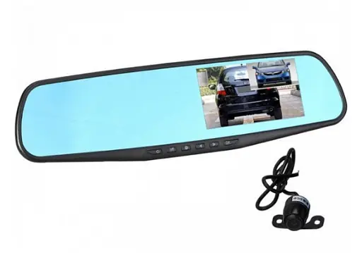 Зеркало авторегистратор DVR L900 Full HD с камерой заднего вида - фото 2