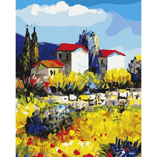 Картина за номерами Провінція маслом Brushme 40x50 см кольорова 000277005