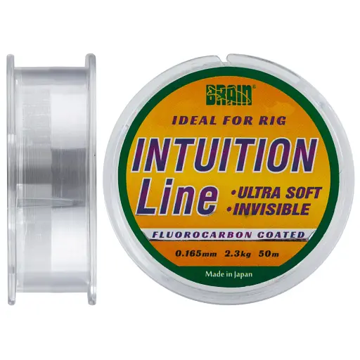 Волосінь Brain Intuition 50 м 0.165 мм 1 2.3 кг 5.1 lb  clear