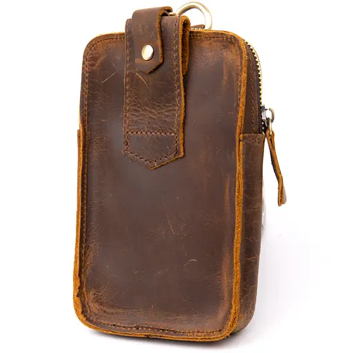 Чоловіча шкіряна сумка Vintage 10,5х17х4 см sum0013978 - фото 2